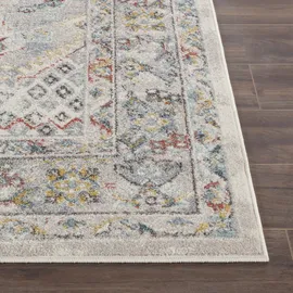 livabliss Teppich LIVABLISS "CASABLANCA", grau (taupe), B:160cm H:12,7mm L:213cm, Kunstfaser, Teppiche, Teppich, Vintage Orient Teppich im Boho Stil