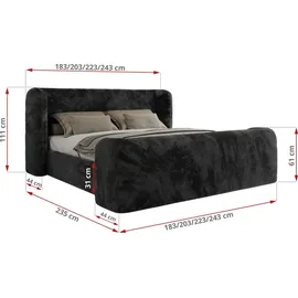 MKS Emora Classic DUO 180 x 200 cm Dunkelgrau