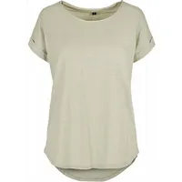 Build Your Brand Damen BY036-Ladies Long Slub Tee T-Shirt,