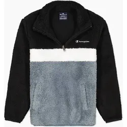 CHAMPION Kinder Sweatshirt Half Zip Top, NBK/GPG/WHT, XXL