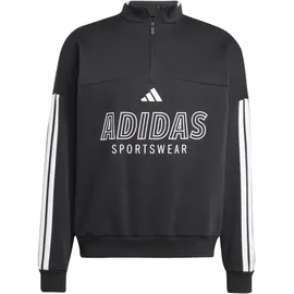 adidas House of Tiro Fleece 1/2-Zip Sweatshirt Herren Schwarz XL