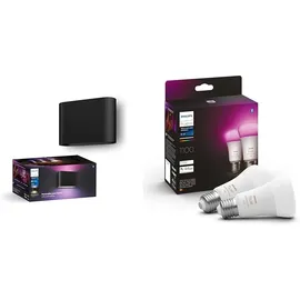 Philips Hue White and Color Ambiance Dymera Wandleuchte schwarz (929003665001)