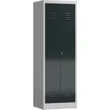 Classix Spind anthrazit, lichtgrau X-510428, 1 Schließfach 59,0 x 50,0 x 180,0 cm