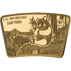 Goldbarren Jubiläums-Kollektion „40 Jahre Gold-Panda