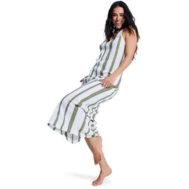 Roxy Strandkleid Grün/Weiß 36
