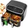 circlio Doppelter Heißluftfritteuse mit Sichtfenster, 10L(4Lx6L) 2600W Kapazität Doppel Airfryer, 12-in-1 Programme, Air Fryer mit Touchscreen, Gesunde Öl- und Fettarme Zubereitung-Cooki G10 Pro
