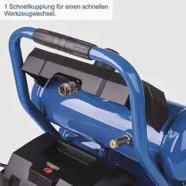 SCHEPPACH Kompressor HC10-Twin ölfrei 8 bar 2x3,75L 750W Doppeltank