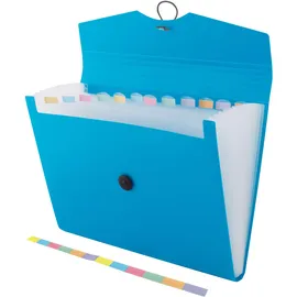 D.RECT Fächermappe DIN A4 Blau 12 St.