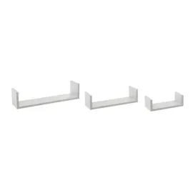 Five Wandregal 3er Weiß