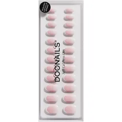 DOONAILS Soft Gel Press Ons Classic French Medium Round