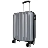warenhandel könig Borsum 4-Rollen Cabin 55 cm / 38 l silber