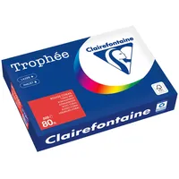 Clairefontaine Kopierpapier 8175PC A4 80g korallenrot 500 Blatt