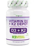 Vit4ever Vitamin D3 20.000 I.E. + Vitamin K2 200mcg, 100 Tabletten