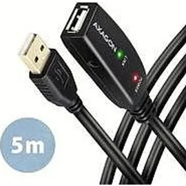 AXAGON USB-A auf USB-A 5 m Schwarz