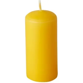 Papstar Stumpenkerze 4 x 9 cm 10 St. goldgelb