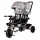 Chipolino Zwillingsdreirad Hip Hop, zwei Kinder, bis 40 kg, Sitze 360° drehbar hellbraun