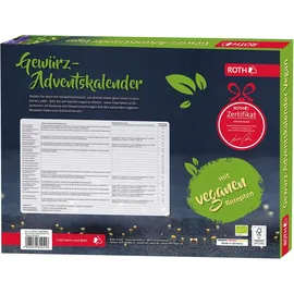 ROTH Bio-Gewürz Adventskalender "Vegane Rezepte"