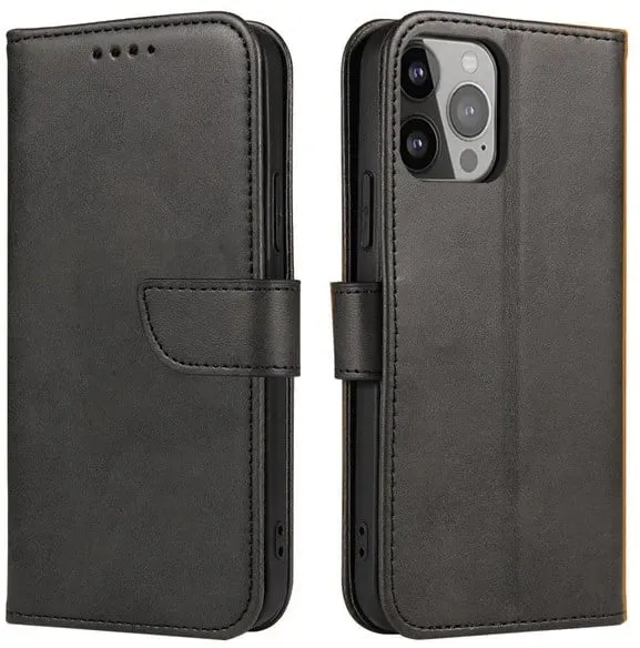 Magnet Case Cover for TCL 20L Flip Cover Wallet Stand Black