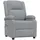 vidaXL Massagesessel Elektrisch 72 x 71 x 70 cm Hellgrau mit Fernbedienung