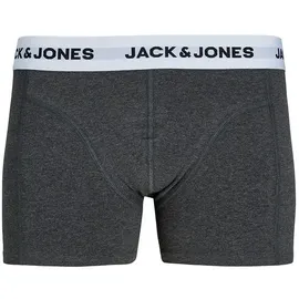 JACK & JONES Basic Boxershorts Forest Night / Navy Blazer / Dark Grey Melange / Black M 5er Pack