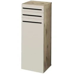 Highboard  Glammsee , mehrfarbig , Maße (cm): B: 34 H: 104 T: 31