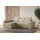 moeblo Eckcouch Stoff mit Schlaffunktion 2-Sitzer Beige