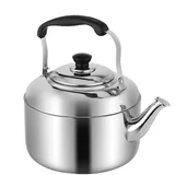 5 l Wasserkessel Edelstahl Flötenkessel Pfeifkessel für Induktion und Gasherd Wasserkocher Teekannen für Zuhause, Wohnung, Restaurant, Küche, Camping, Picknick, Drinnen und Draußen