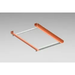 Winkelauflagerahmen schwer RAL 2001 für Regaltiefe 1100mm, Belastung 1150 kg
