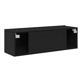 vidaXL TV-Schränke 2er Set Schwarz 100 x 30 x 30 cm Holzwerkstoff