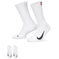 Nike NIKECourt Multiplier Cushioned Crew Tennissocken white/white 34-38
