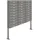 AL Briefkastensysteme 30er Premium Standbriefkasten RAL 9007 Grau