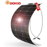 100w Solarpanel 12v Flexibles Monokristallines Solarmodul Für Haus/wohnwagen/van/boot/batterie/garten