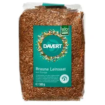 midsona Davert Braune Leinsamen aus Europa bio