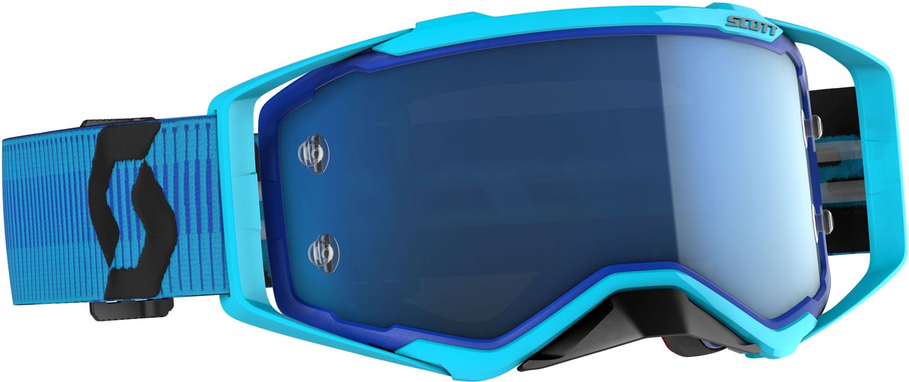 Scott Prospect 1034349 S22, lunettes de soleil miroir - Bleu/Noir Bleu Réfléchissant - Taille unique