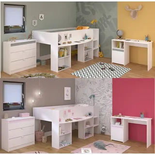 Parisot Kinderzimmer Set 3tlg PIROUETTE 15 weiß