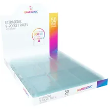 Gamegenic Gamegenic, Ultrasonic 9-Pocket Pages Toploading, 50 Stück pro Packung