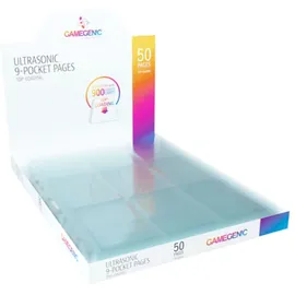 Gamegenic Gamegenic, Ultrasonic 9-Pocket Pages Toploading, 50 Stück pro Packung