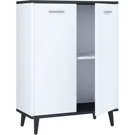 VCM Kommode Landos 60 x 81,4 x 28 cm grau
