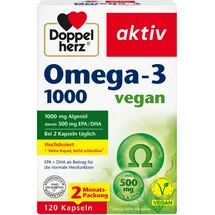 Doppelherz Omega-3 1000 vegan 120 Kapseln