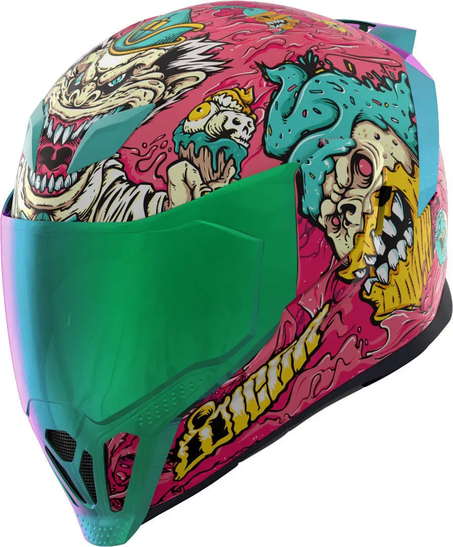 Icon Airflite Snack Attack MIPS Helm, pink, Größe XL für Männer