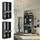 Vicco Kleiderschrank Elmo 100 x 200 x 50 cm Anthrazit