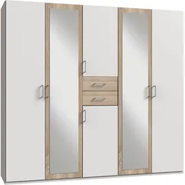 WIMEX Drehtürenschrank Diver 225 x 207 x 58 cm Weiß