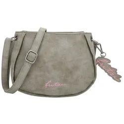 Fritzi aus Preußen Umhängetasche Aeny03 mit abnehmbarem Logoanhänger Handtaschen   Grün Damen 