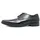 CLARKS Herren Howard Walk Oxford, Schwarzes dunkelschwarzes Leder, 41 EU