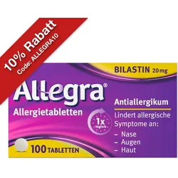 Allegra - schnell bei Heuschnupfen & ganzjährigen Allergien