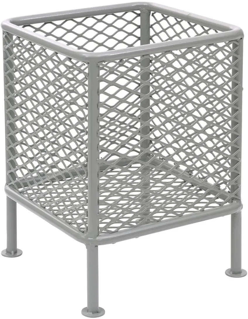 Windlicht Haru aus Metall 21x21x31 cm - Slate Grey