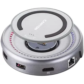 Canyon Docking DS-7 7in1 USB-C Wireless, grau