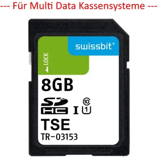 TSE SD-Karte swissbit - TR-03153 8GB - Multi Data - Lizenz-Laufzeit 5 Jahre