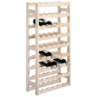 Zeller Weinregal 54 Flaschen 0 x 0 x 0 cm Beige