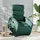 vidaXL Relaxsessel mit Aufstehhilfe Elektrisch 92 x 99,5 x 0 cm Dunkelgrün